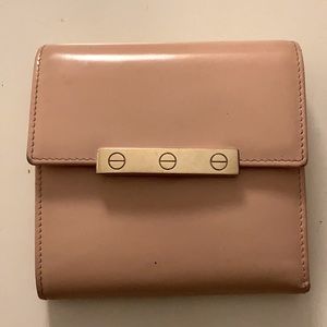 Cartier pink wallet